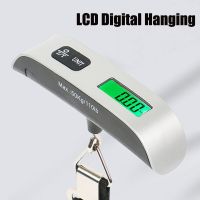 110 Pounds LCD Digital Hanging Luggage 50kg Backlit Scales for Travel Luggage Suitcase Portable Handheld Electronic Weight Tool Luggage Scales