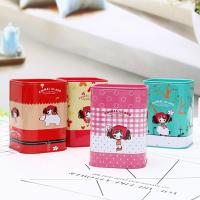 Piggy Bank Large Capacity Decorative Coin Storage Box Unbreakable Metal Cartoon Square Coin Saving Can For Home