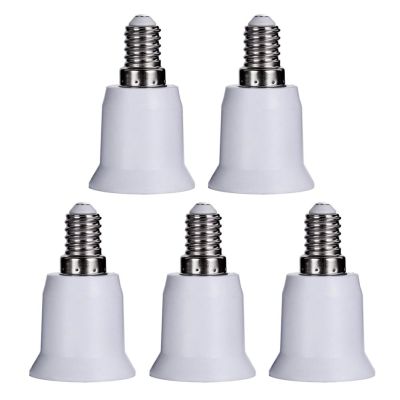【YF】☂❡✤  5Pcs E14 to E27 Base Screw Lamp Bulb Holder for Household Switching