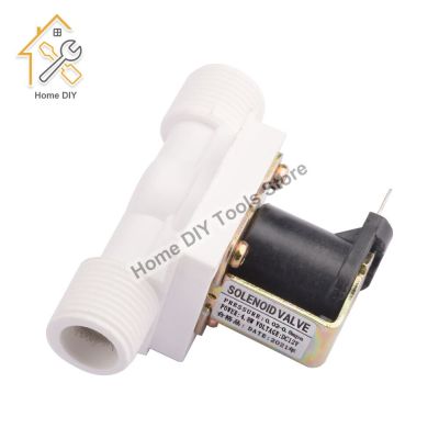 1/2" Plastic Solenoid Valve DC12V 4.8W Magnetic Washing Machine Drinking Water Pneumatic Pressure Controller Switch Valves