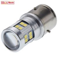 รถจักรยานยนต์1ชิ้นโคมไฟไฟหน้ารถมอเตอร์ไซค์แบบ Led BA21S 24SMD 2835สีขาว6000K รถวินเทจสกู๊ตเตอร์มอเตอร์ไฟโคมไฟ Atv 6V 12V 24V Dc