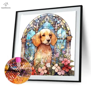 Cute Dachshund Dogs DIY 5D Diamond Painting Dog Diamond Embroidery Animal  Mosaic Cross Stitch Full Round Rhinestone Decor Home
