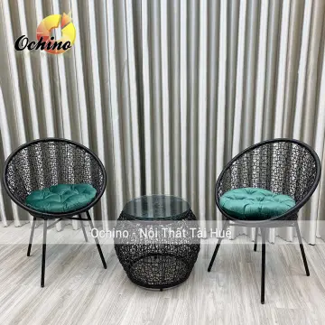 Bộ bàn ghế ngoài trời nhôm đúc - GHẾ CAFE SÂN VƯỜN