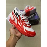 2023 New HOT [Original] PM*M B 2.0 Lamelo Ball Classic Red White Fashion All Match Basketball Shoes Absorption Com Fortable Sports Shoes {Free Shipping}