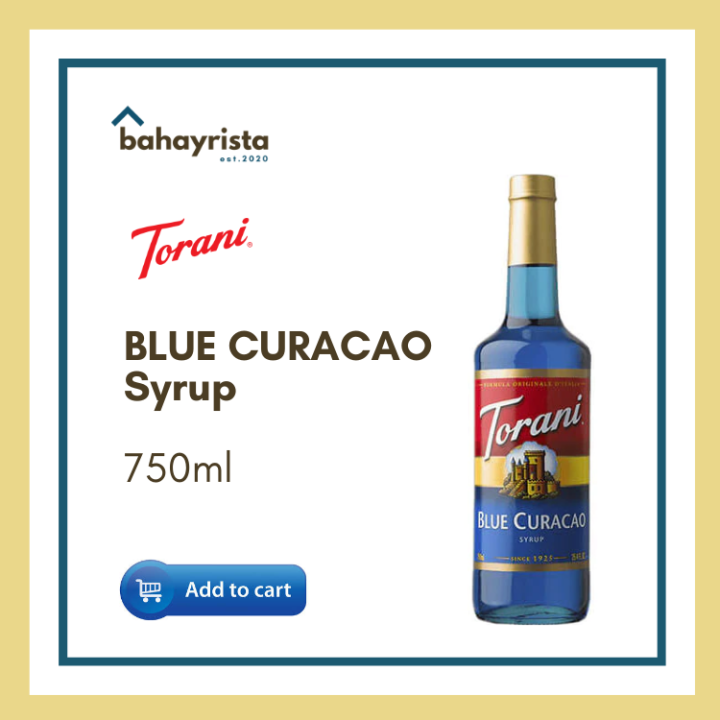 Torani Blue Curacao Syrup 750ml Lazada PH