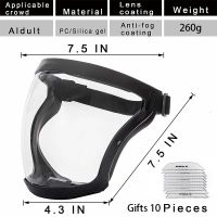 Hot Selling Full  Protector Shield Security Eye Protection Glasses Safety Shield  Transparent Kitchen Splash Protective Tools