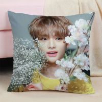 Hyunjin double-sided printed pillowcase, size 45X45, for bed decoration pillowcase 50x50