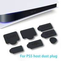 ❁♚♠ Use A Computer14bth2dgd 7Pcs Silicone Dust Plugs Set PS5 USB Interface Device Anti-Dust Cover Dustproof Plug Game Console Accessories Parts