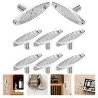 Mlinstudio 8pcs Metal Winder T Shape Bar เปลี่ยนปุ่ม Winding Keys สำหรับกล่องดนตรีเครื่องประดับ Windup