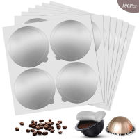 62MM Refillable Nespresso Vertuo Capsules Sticker Disposable Nespresso Vertuoline Pods Self Adhesive Foil Seal Aluminum Film Lid