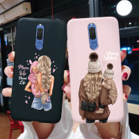 For Huawei Nova 2i Phone Case New Fashion Super Mom Baby Girls Back Case Soft Silicone Cover Casing