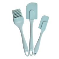 3 Pieces/Set Baking Spatula Batter Silicone Spatula Brush Mixing Spatula Butter Cake Cream Spatula Baking Supplies