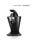 LocknLock เครื่องคั้นน้ำผลไม้ Handle Citrus Juicer ความจุ 1.6 L. รุ่น EJJ256BLK