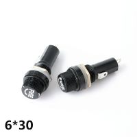 5PCS 6X30 3AG insurance tube socket fuse holder for 6x30 insurance Panel Mount Fuse Holder 6x30mm