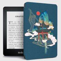 ฝาพับแบบสมาร์ทแม่เหล็กรุ่น10th สำหรับเคส Kindle 11th สีขาวกระดาษรุ่น2021 M2L3EK หนัง PU J9G29R DP75SDI PQ94WIF tcubjb