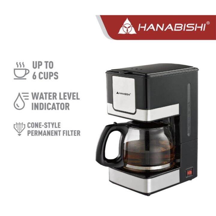 【factory outlet】 Hanabishi Coffee Maker HCM15XB Lazada PH