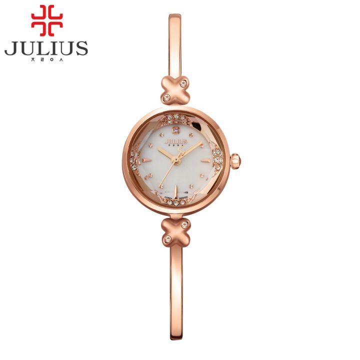 julius-นาฬิกาข้อมือควอตซ์-ประดับพลอยเทียม-แฟชั่น-สําหรับผู้หญิง-นักเรียน-878
