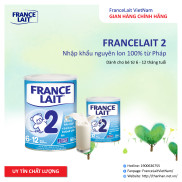 Sữa france lait số 2-400gr và 900gr. Sữa cho trẻ từ 6-12 tháng tuổi