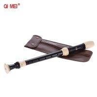 QIMEI QM8A-23G Professional Alto Recorder German Style 8 Hole Key of G Wind Musical Instrument with Cleaning Rod Carrying Bag