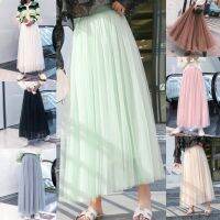 【CC】 Pleated Skirt Korean Fashion Waist Tull Skirts Jupe Faldas 2022