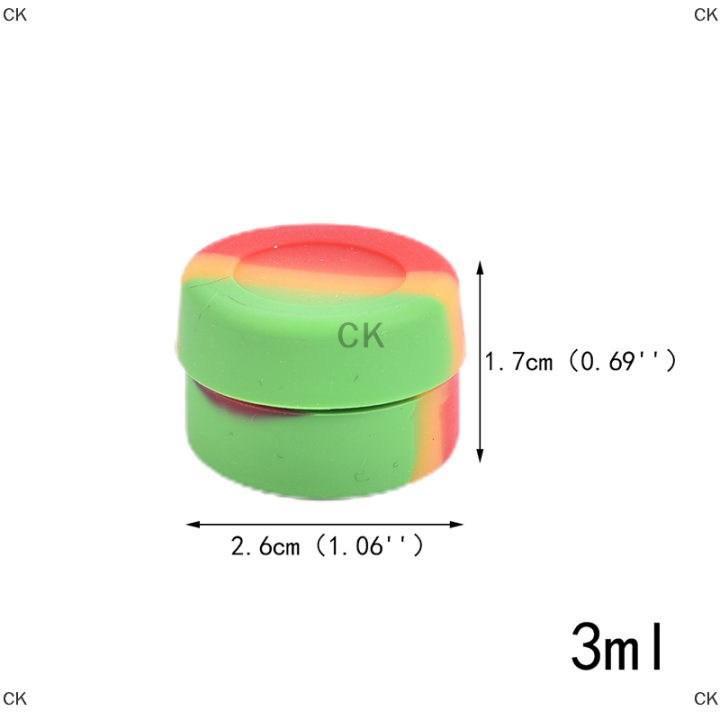 ck-3-ml-ซิลิโคนขี้ผึ้งขวดคอนเทนเนอร์-nonstick-ผสมสีใหม่3-ml-ขายส่งจำนวนมาก