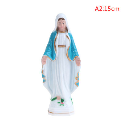Carmelun รูปปั้นพระแม่มารีคาทอลิกมาดอนน่าทำด้วยมือรูปปั้น Virgin Mary รูปปั้นพระแม่มารีของขวัญการตกแต่งบ้านพระเยซู