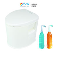 ของแท้100% Easy Flush PORTABLE TOILET ส้วมเคลื่อนที่อเนกประสงค์ by TV Direct