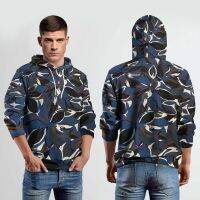 New Y2K Autumn Trendy Streetwear Hoodies for men 3D Print Camouflage Sweatshirts Urban Oversized Tops Poleron Hooded Clothes