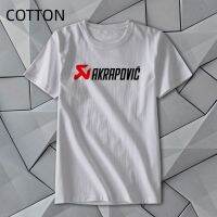 เสื้อทีมแข่งรถผ้าฝ้าย Akrapovic ผ้าฝ้ายบริสุทธิ์เสื้อผ้าใหม่เอี่ยม