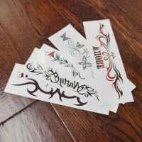 Long Lasting  Tattoo Stickers For Couples  Lovers Whisper English Letter Cuckold Temporary Tattoo Fetish for Hotwife cuckold Stickers