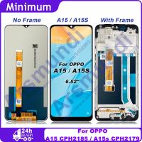 【CW】 6.52 quot; For OPPO A15 CPH2185 LCD Display Touch Screen Digitizer Assembly Replacement A15s CPH2179