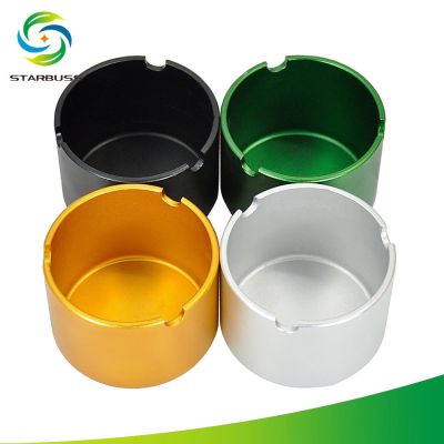 [COD] Cross-border new aluminum alloy ashtray multi-color optional home thickened windproof Ashtray