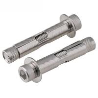 ❧✳ M6 M8 M10 M12 Hexagon Hex Socket Head Built-in Expansion Screw 304 Stainless Steel Allen Internal Expansion Concrete Anchor Bolt