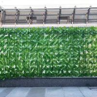 Artificial Plant Fence Green Leaf Fence Panels Privacy Fence Screen for Home Garden Yard Decoration Outdoor Wall Decor