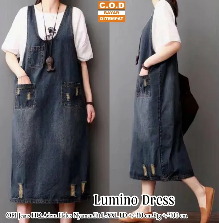 baju overall denim