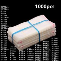 【CC】 1000pcs Transparent Plastic Adhesive Of Cookie Chocolate Resealable Sachet Jewelry Cellophane