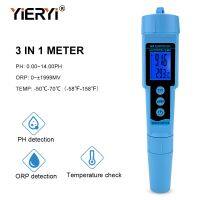 【LZ】▩✈┋  Profissional 3 em 1 Detector De Água Multi-Parâmetro pH ORP TEMP Digital Tri-Meter Water Quality Monitor Tester