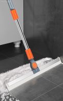 ♘卍 Cleaning Brush Long Handle Telescopic Magic Broom Silicone Floor Wiper Squeegee Strip Window Glass Household Bathroom Sweeping