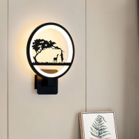 12W Black Acrylic Led Wall Light For Living Room Beside Room Luminarias LED Sconce Bathroom Wall Lamp led lustre Home Dero