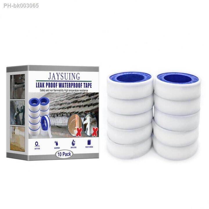 ♦ Faucet Prevent Water Leakage Tapes Pure PTFE Material Waterproof