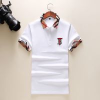 Spring and Summer B New Business Casual Short-sleeved Medusa Mens Fashion Cotton Lapel High-end Slim T-shirt Half-sleeve