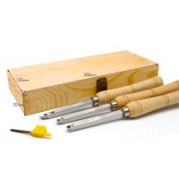 เครื่องมือกลึงไม้คาร์ไบด์ 3 In1 Combo Wood Turning Gouge Chisel Set พร้อมกล่องเก็บของเครื่องกลึงไม้งานอดิเรก