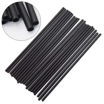 100pcs Plastic Drink Muddler Beverage Stirrer Swizzle Sticks Blender Mixing  Stick Stirring Rod (Black) 