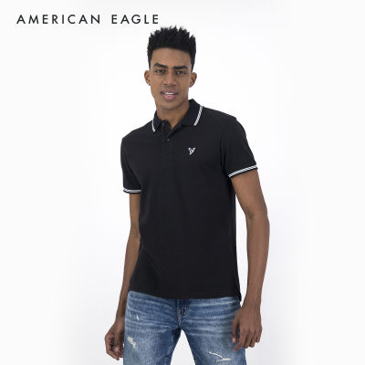 American Eagle Slim Fit Pique Polo Shirt เสื้อโปโล ผู้ชาย ทรงสลิม (NMPO 018-9150-001)