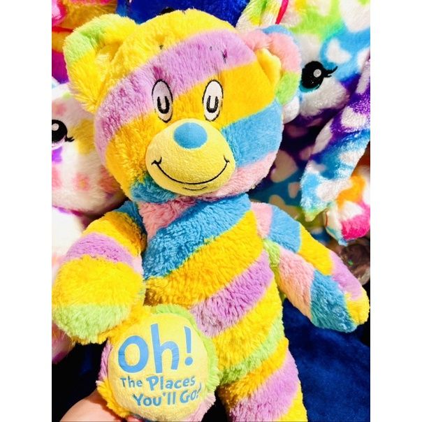 ตุ๊กตาหมีบิ้วอะแบร์-สีพาสเทล-รุ่นใหม่-build-a-bear-สินค้ามือสองนำเข้าจากอเมริกา