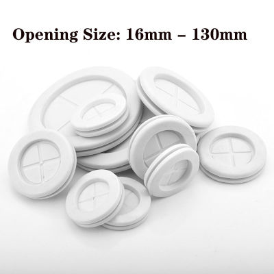 \2023 AprWhite Rubber Grommet Wiring Protector Rings Blanking Blind Plug Dust 16 20 22 25 27 30 32 35 40 42 50 50. 60 70 80 90 13mm