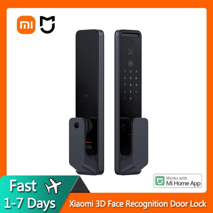 xiaomi-mijia-smart-ล็อคประตูบ้านอัจฉริยะด้วยรหัสผ่านเครื่องสแกนเนอร์บลูทูธลายนิ้วมือล็อคประตูอัจฉริยะด้วย3d