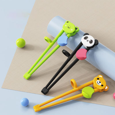 Kid-Safe Tableware Set Kids Cartoon Character Chopsticks Colorful Learning Chopsticks Cute Animal Training Chopsticks Fun Childrens Tableware