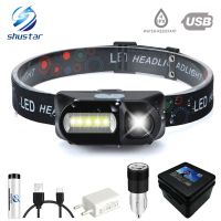 Super bright LED Headlamp COB work light 7 lighting modes Powered by 18650 battery Suitable for fishing camping etc.