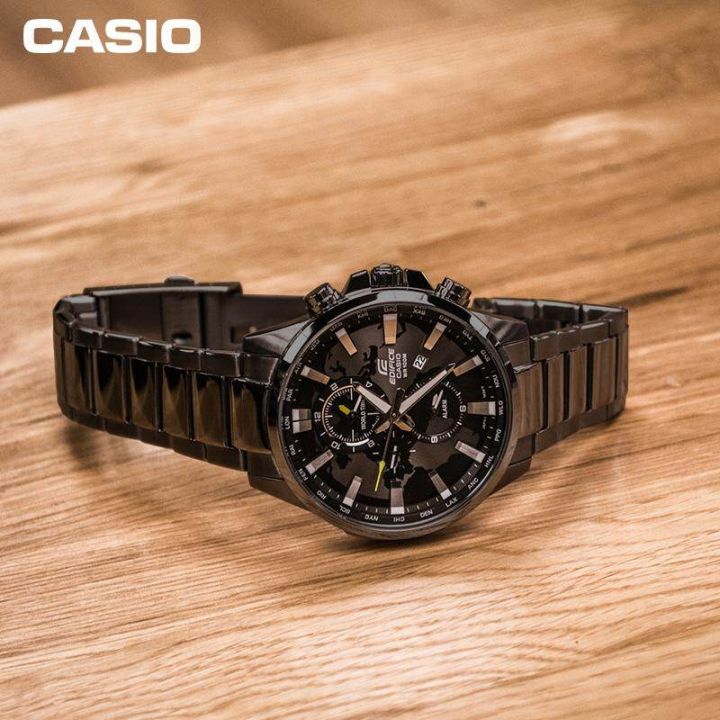 casio-นาฬิกาข้อมือผู้ชาย-สายแสตนเลส-edifice-chronograph-black-รุ่น-efr-303bk-1a